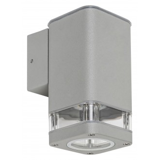 RABALUX 7957 | Sintra-RA Rabalux zidna svjetiljka oblik cigle 1x GU10 IP44 sivo, prozirno