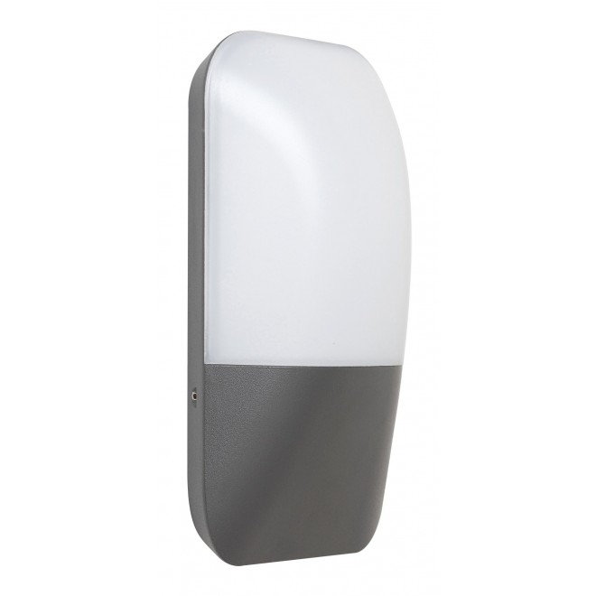 RABALUX 7996 | Ecuador Rabalux zidna svjetiljka UV odporna plastika 1x LED 800lm 4000K IP65 UV antracit siva, bijelo