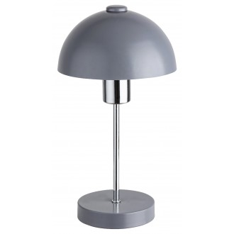 RABALUX 8073 | Manfred Rabalux stolna svjetiljka 34cm sa prekidačem na kablu 1x E27 sivo, krom