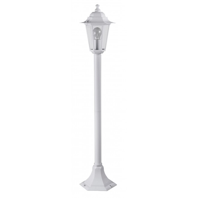 RABALUX 8209 | Velence1 Rabalux podna svjetiljka 105cm 1x E27 IP43 bijelo, prozirno