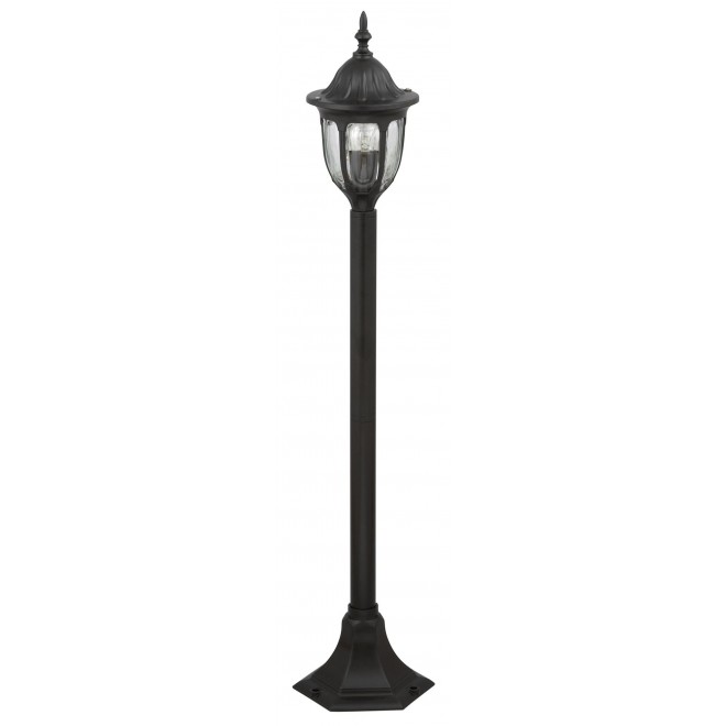 RABALUX 8345 | Milano1 Rabalux podna svjetiljka 102cm 1x E27 IP43 crno, prozirno