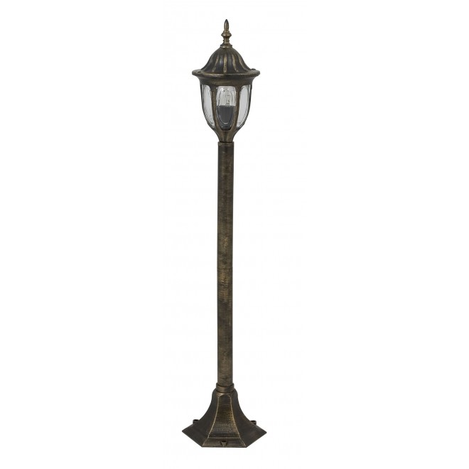 RABALUX 8375 | Milano Rabalux podna svjetiljka 102cm 1x E27 IP43 antik zlato, prozirno