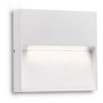 REDO 9150 | Even-RD Redo zidna svjetiljka 1x LED 160lm 3000K IP54 bijelo mat, saten