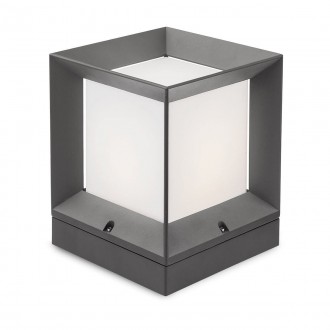 REDO 9170 | Landmark Redo podna svjetiljka 27cm 1x E27 IP54 tamno siva, opal