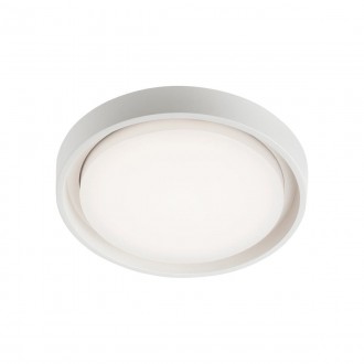 REDO 9180 | Bezel-RD Redo stropne svjetiljke svjetiljka 1x LED 1950lm 3000K IP54 bijelo mat, opal