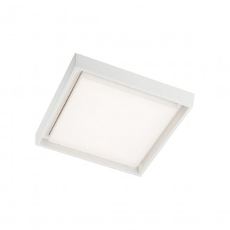 REDO 9186 | Bezel-RD Redo stropne svjetiljke svjetiljka 1x LED 1950lm 3000K IP54 bijelo mat, opal