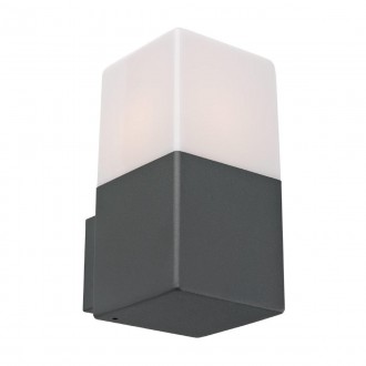 REDO 9265 | Togo-RD Redo podna svjetiljka 16,9cm 1x E27 IP44 tamno siva, opal