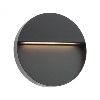 REDO 9624 | Even-RD Redo zidna svjetiljka 1x LED 420lm 3000K IP54 tamno siva, saten