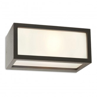 REDO 9896 | Brick-RD Redo zidna svjetiljka 1x E27 IP54 tamno siva, opal