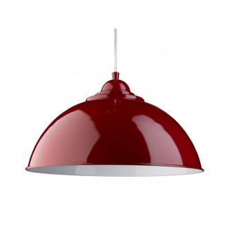 SEARCHLIGHT 8140RE | FusionS Searchlight visilice svjetiljka 1x E27 metal crvena, bijelo