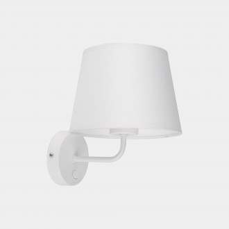 TK LIGHTING 1882 | Maja-White-TK Tk Lighting zidna svjetiljka 1x E27 bijelo