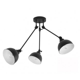 TK LIGHTING 2581 | Techno-TK Tk Lighting stropne svjetiljke svjetiljka elementi koji se mogu okretati 3x E27 crno, bijelo