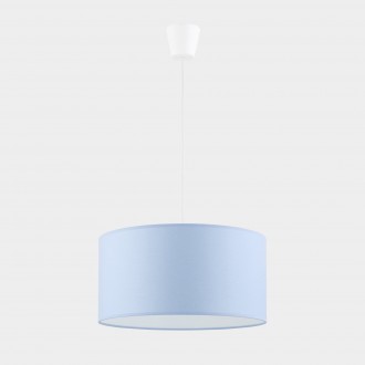 TK LIGHTING 3232 | Rondo-TK Tk Lighting visilice svjetiljka s mogućnošću skraćivanja kabla 1x E27 plavo, bijelo