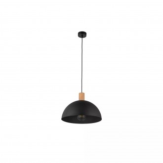 TK LIGHTING 4852 | Oslo-TK Tk Lighting visilice svjetiljka 1x E27 crno, bezbojno