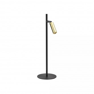 TK LIGHTING 5413 | Lagos Tk Lighting stolna svjetiljka 46cm s prekidačem elementi koji se mogu okretati 1x G9 crno, zlatno