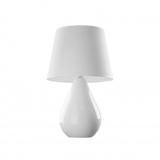 TK LIGHTING 5459 | Lacrima Tk Lighting stolna svjetiljka 67cm s prekidačem 1x E27 bijelo