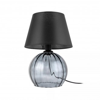 TK LIGHTING 5538 | Aurea Tk Lighting stolna svjetiljka 43cm s prekidačem 1x E27 dim, crno
