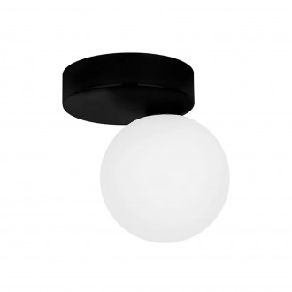 TK LIGHTING 5681 | Bianca-TK Tk Lighting zidna, stropne svjetiljke svjetiljka 1x G9 crno, opal