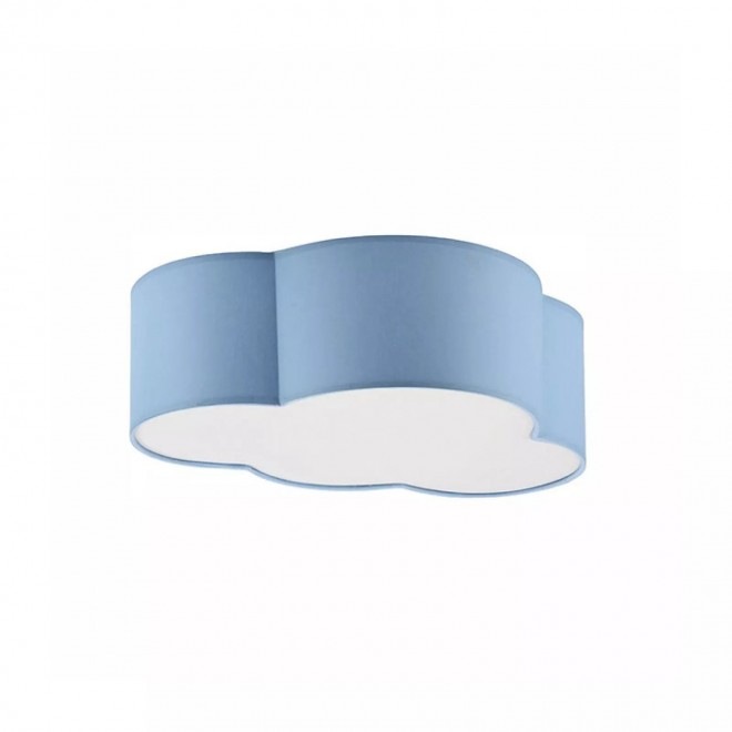 TK LIGHTING 6074 | Cloud Tk Lighting stropne svjetiljke svjetiljka 2x E27 plavo, bijelo