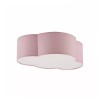 TK LIGHTING 6075 | Cloud Tk Lighting stropne svjetiljke svjetiljka 2x E27 ružičasto, bijelo