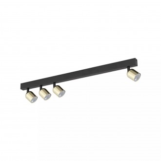 TK LIGHTING 6314 | Top-TK Tk Lighting spot svjetiljka elementi koji se mogu okretati 4x GU10 crno, zlatno