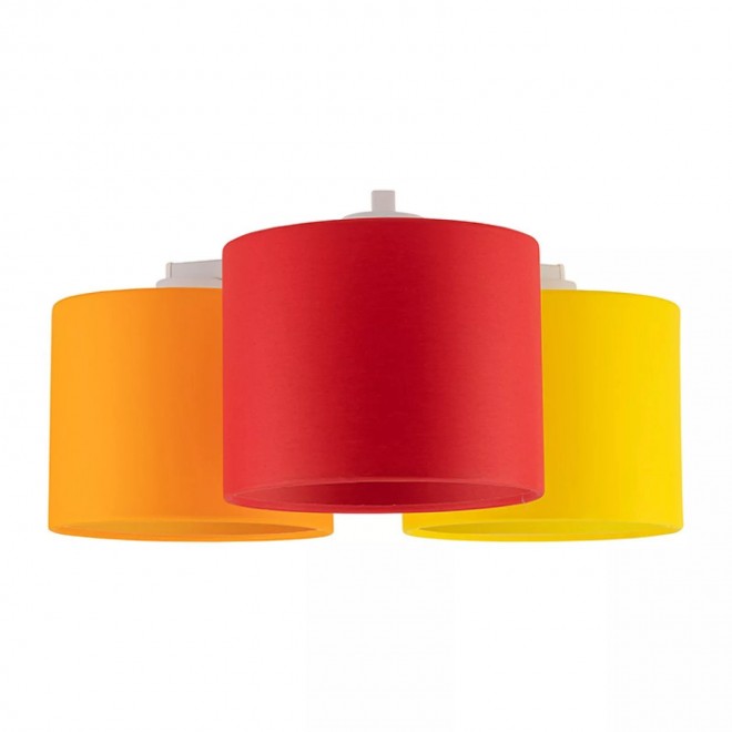 TK LIGHTING 6698 | Metis-TK Tk Lighting stropne svjetiljke svjetiljka 3x E27 bijelo, narančasto, crveno