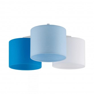 TK LIGHTING 6699 | Metis-TK Tk Lighting stropne svjetiljke svjetiljka 3x E27 bijelo, plavo