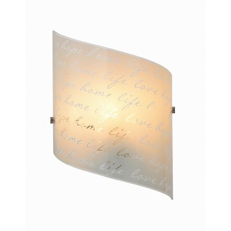 TRIO 202500101 | Signa Trio zidna svjetiljka 1x E27 krom, opal, prozirna