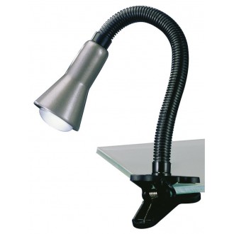 TRIO 5028010-47 | Flexo-TR Trio svjetiljke sa štipaljkama svjetiljka sa prekidačem na kablu fleksibilna 1x E14 srebrno, crno