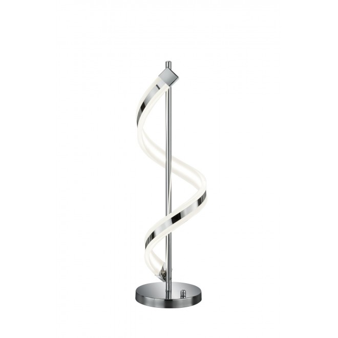 TRIO 572910106 | Sydney-TR Trio stolna svjetiljka 63cm sa tiristorskim prekidačem jačina svjetlosti se može podešavati 1x LED 1300lm 3000K krom