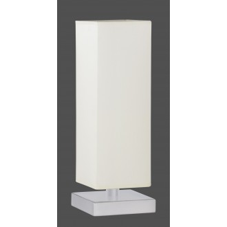 TRIO 5914011-01 | Piet Trio stolna svjetiljka 35,5cm sa tiristorski dodirnim prekidačem jačina svjetlosti se može podešavati 1x E14 krom, bijelo