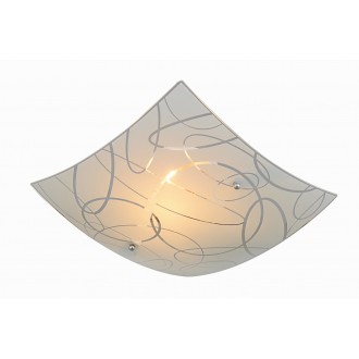 TRIO 604400101 | Spirelli Trio stropne svjetiljke svjetiljka 1x E27 krom, opal, prozirna