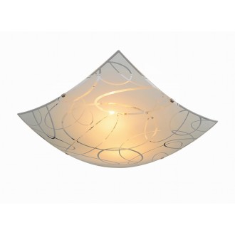 TRIO 604400201 | Spirelli Trio stropne svjetiljke svjetiljka 2x E27 krom, opal, prozirna