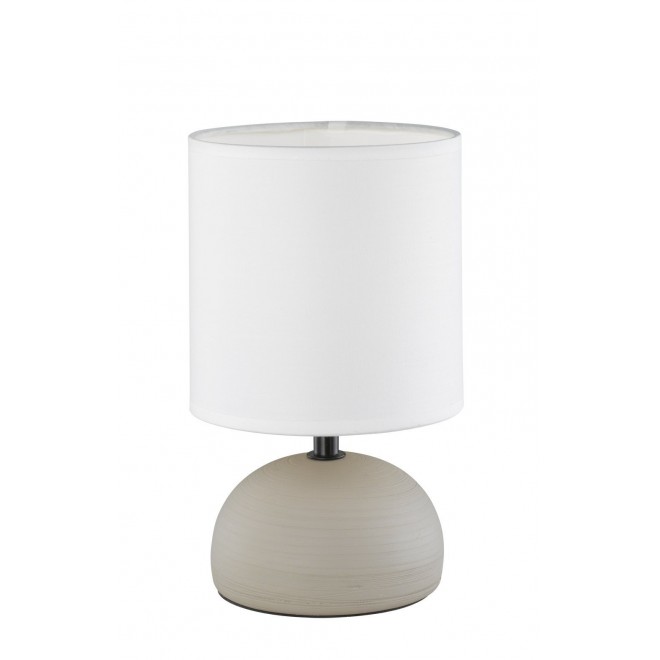 TRIO R50351025 | Luci Trio stolna svjetiljka 23cm sa prekidačem na kablu 1x E14 kapuchino, bijelo