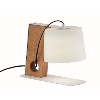 VIOKEF 3092600 | Orbed Viokef stolna svjetiljka 26,5cm s prekidačem 1x E27 bijelo, bezbojno, crno