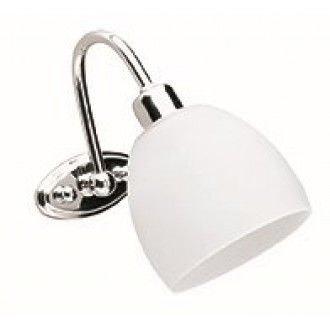 VIOKEF 351300 | Niobe Viokef zidna svjetiljka 1x E14 bijelo mat, krom