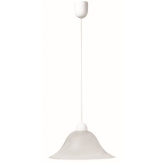 VIOKEF 3927500 | Duet Viokef visilice svjetiljka 1x E27 bijelo, alabaster