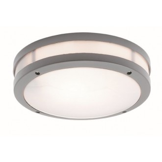 VIOKEF 4081700 | Chios Viokef stropne svjetiljke svjetiljka 2x E27 IP44 sivo, bijelo