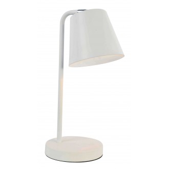 VIOKEF 4153100 | Lyra-VI Viokef stolna svjetiljka 40cm s prekidačem elementi koji se mogu okretati 1x E14 bijelo