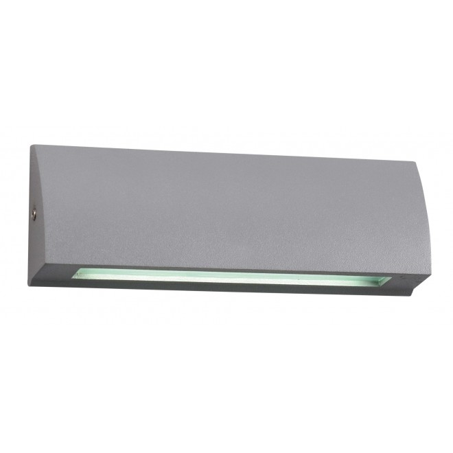 VIOKEF 4156000 | Tech Viokef zidna svjetiljka 1x LED 258lm 3000K IP54 sivo, bijelo