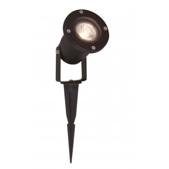 VIOKEF 4158300 | Leros Viokef reflektor, ubodne svjetiljke svjetiljka elementi koji se mogu okretati 1x GU10 IP65 crno
