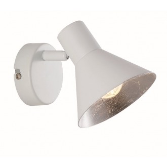 VIOKEF 4167001 | Harvey-VI Viokef spot svjetiljka elementi koji se mogu okretati 1x E14 bijelo, sivo