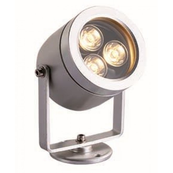 VIOKEF 4187700 | Dias Viokef reflektor, ubodne svjetiljke svjetiljka elementi koji se mogu okretati 1x LED 270lm 3200K IP65 srebrno