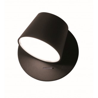 VIOKEF 4188301 | Kim-VI Viokef spot svjetiljka s prekidačem elementi koji se mogu okretati 1x LED 480lm 3000K crno