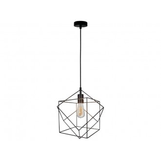 VIOKEF 4193400 | Cube-VI Viokef visilice svjetiljka 1x E27 crno