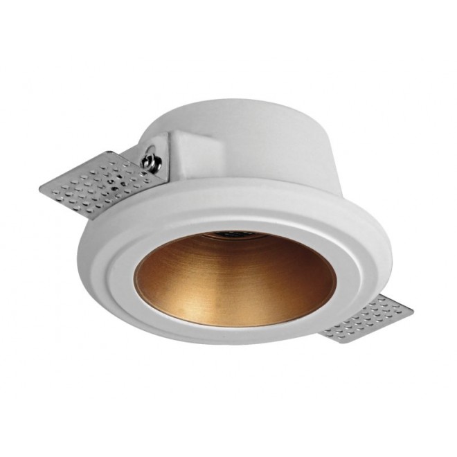 VIOKEF 4209800 | Flame-VI Viokef ugradbena svjetiljka može se bojati Ø125mm 125x125mm 1x GU10 bijelo, crveni bakar