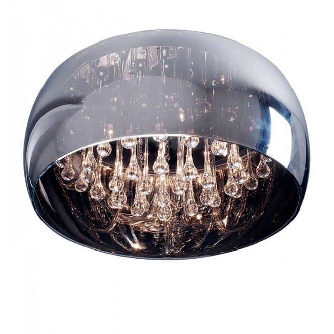 ZUMA LINE C0076-06X | Crystal-ZL Zuma Line stropne svjetiljke svjetiljka okrugli 6x G9 krom, dim, prozirno