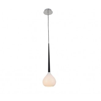 ZUMA LINE MD2128-1W | LibraZL Zuma Line visilice svjetiljka kapsula 1x E14 krom, crno, bijelo